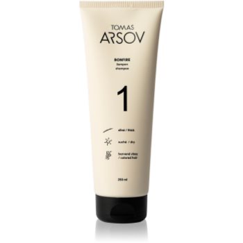 Tomas Arsov Bonfire Shampoo Sampon hidratant pentru par vopsit. pentru par deteriorat si vopsit